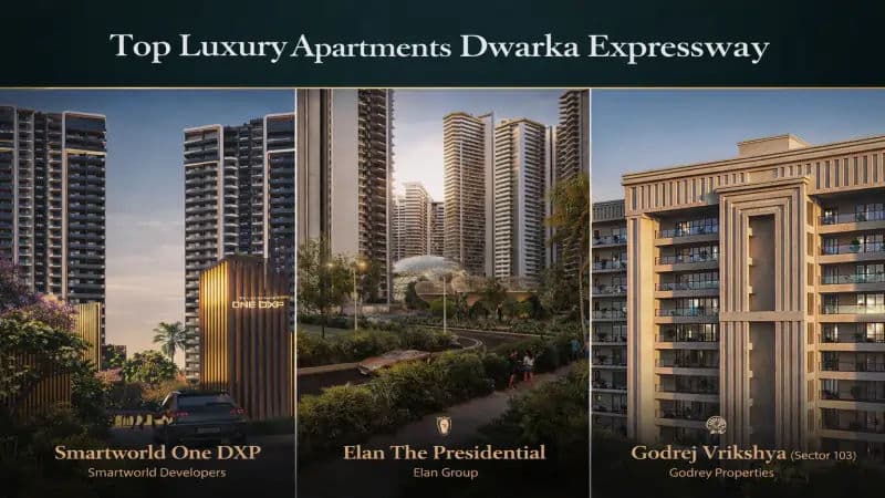 Top Luxury Apartments Dwarka Expressway – Smartworld One DXP, Elan The Presidential & Godrej Vrikshya