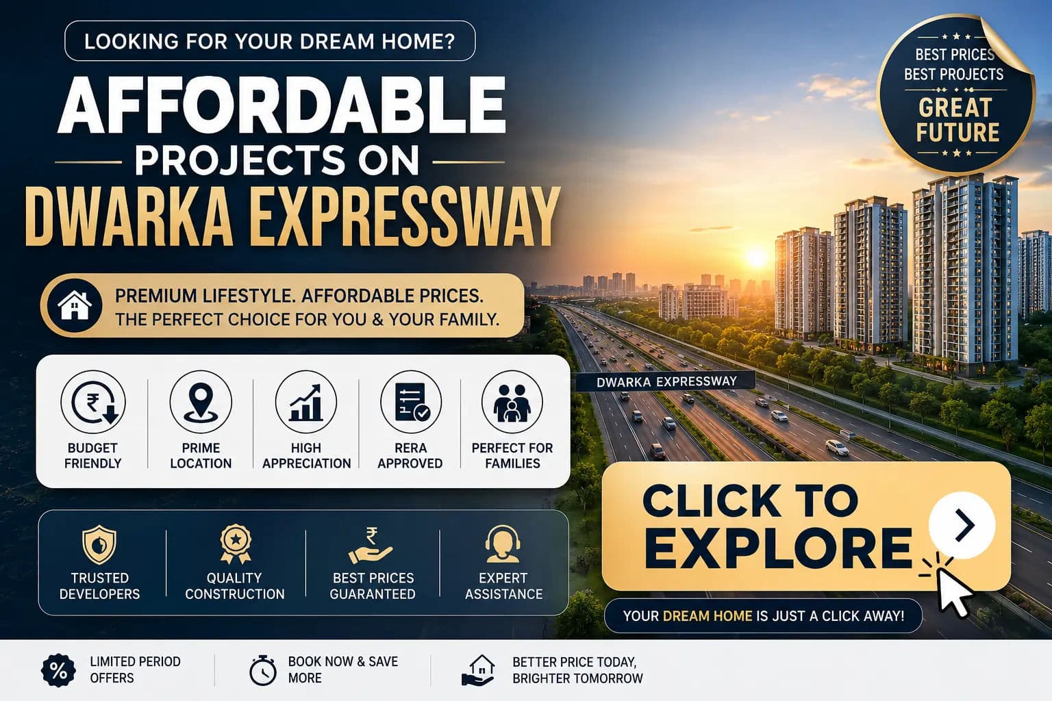 Affordable Projects on Dwarka Expressway: What Smart Buyers Know That Others Don't