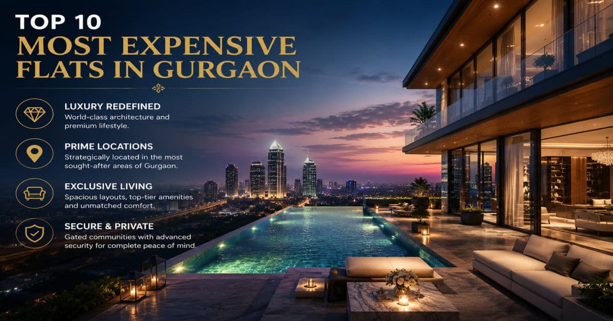 Top 10 Most Expensive Flats in Gurgaon (2026) – Luxury Projects & Prices