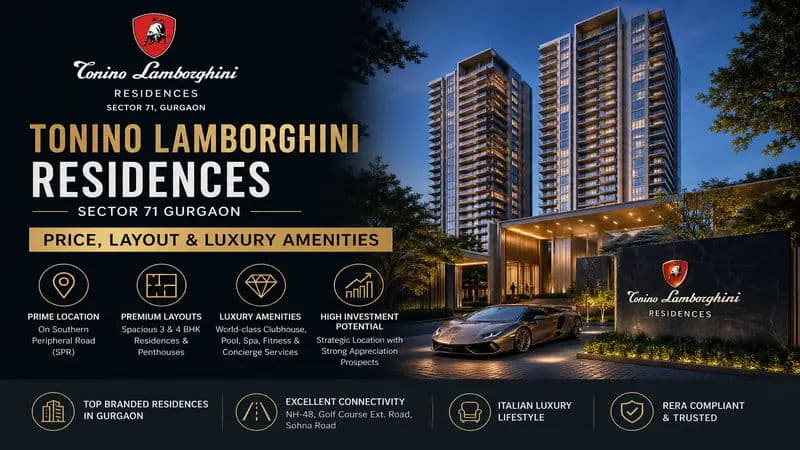 Tonino Lamborghini Residences Sector 71 Gurgaon: Price, Layout & Luxury Amenities