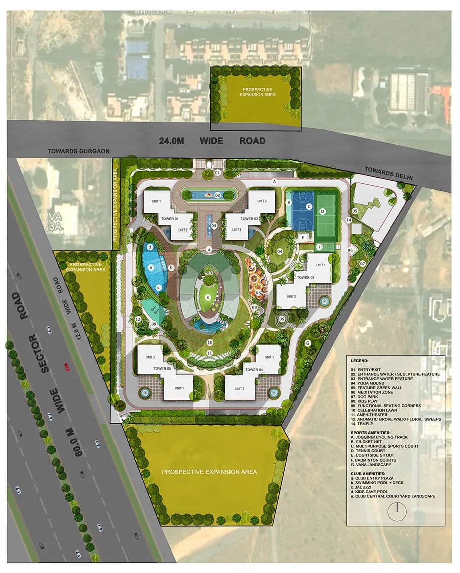 Master Plan - TARC Ishva Sector 63A Gurgaon