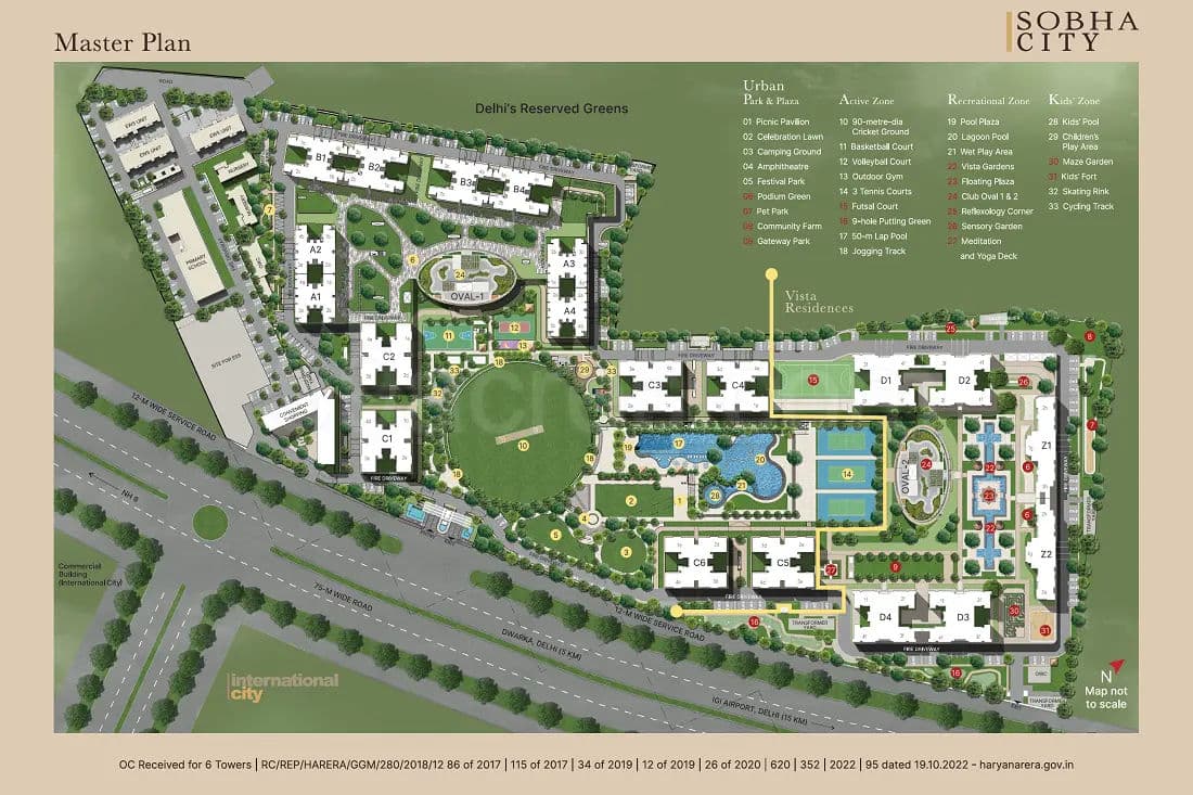 Master Plan - Sobha City